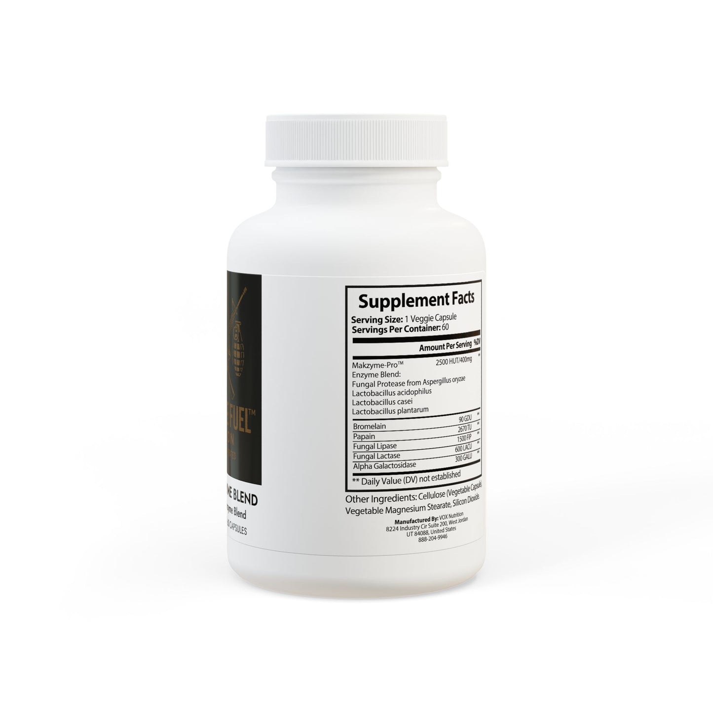 Digestive Enzyme Blend Supplement (60 Capsules)
