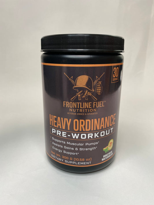 HEAVY ORDINANCE PRE-WORKOUT HONEYDEW WATERMELON